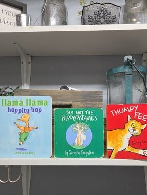 Children's Board Book - Green "But Not the Hippopotamus" by Sandra Boynton